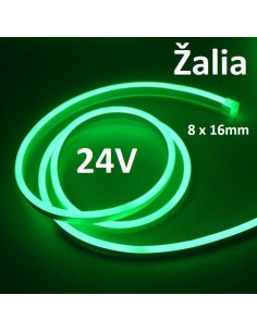 LED juosta NEON FLEX 220V - Žalia - IP67