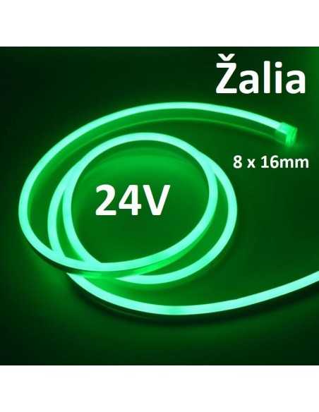 LED juosta NEON FLEX 220V - Žalia - IP67