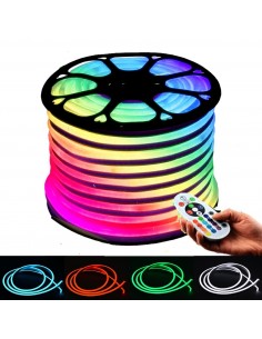 RGB NEON FLEX LED 8x16mm juosta 220V - IP67