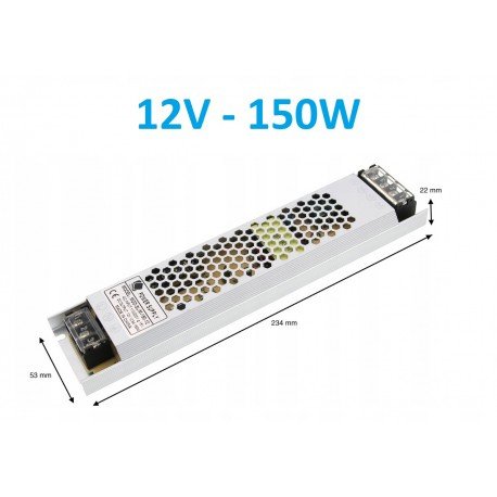 LED maitinimo šaltinis 12V - 150W