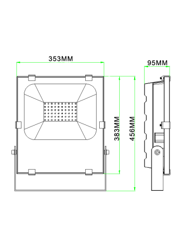 LED prožektorius 200W - 20000lm GARANTIJA - 5 metai