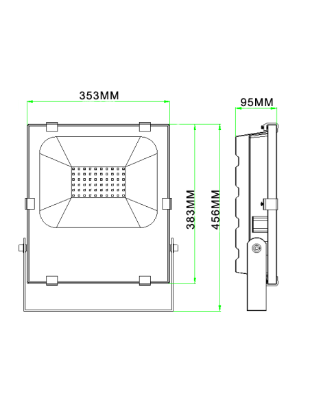 LED prožektorius 200W - 20000lm GARANTIJA - 5 metai
