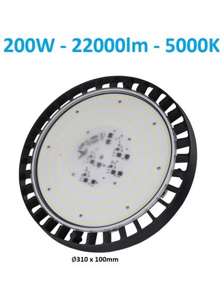 200W LED High bay UFO - 22000lm - 5000K