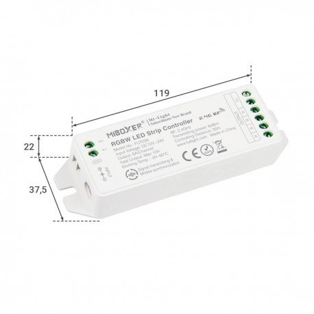 RGBW LED valdiklis 12A RF