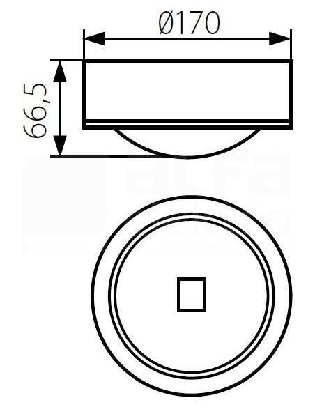 Avarinis evokuacinis LED šviestuvas ITECH - 5W - IP65