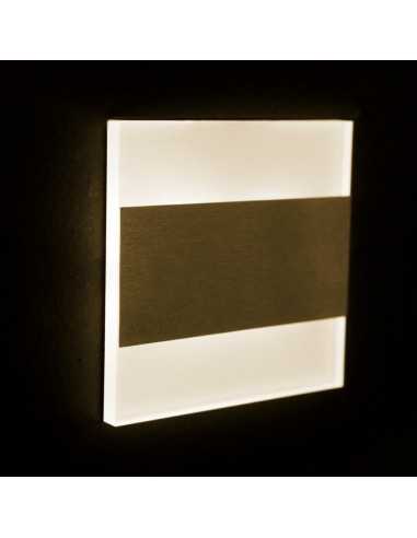 LED laiptų šviestuvas - Kanlux Terra Black WW