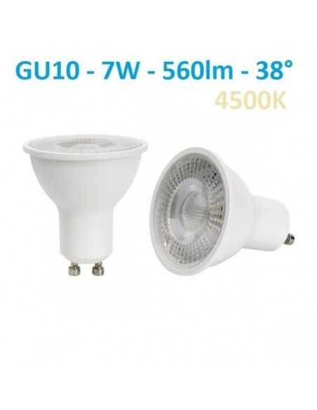 LED lemputė GU10 - 7W - 560lm - 38° - 4500K