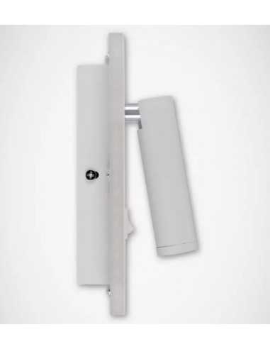 LED sieninis šviestuvas su skaitymo lempute 6W + 3W