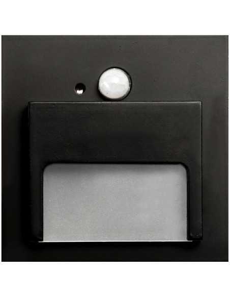 LED laiptu šviestuvas su judesio davikliu - Ontario Black 3000K