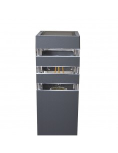 PASTATOMAS LAUKO ŠVIESTUVAS - Santa E27 50cm antracit 2