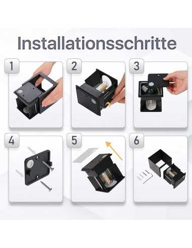 LED šviestuvas - Lumi Adjustable 6W - G9 Black