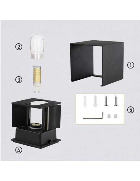 LED šviestuvas - Lumi Adjustable 6W - G9 Black LED šviestuvas - Lumi Adjustable 6W - G9 Black