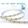 LED juosta Premium 24V - 15W - 4500K - 180smd - IP65