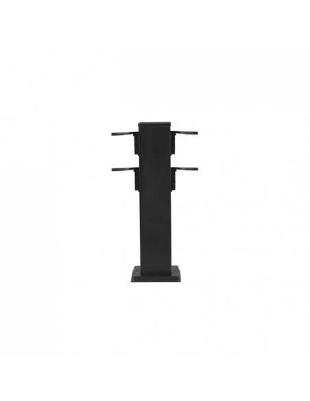 Pastatomas stulpelis su 4 x rozetėmis - Garten Steck 40cm juodas