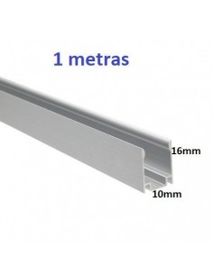Aliuminė tvirtinimo detalė 8x16mm NEON FLEX LED juostai 1 metras