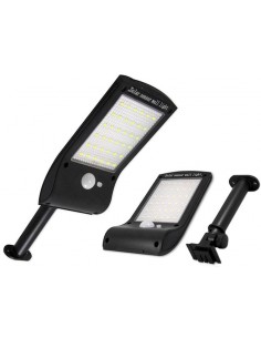 Saulės baterijų LED lauko šviestuvas su judesio davikliu