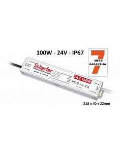 Profesionalus LED maitinimo šaltinis Scharfer 24V-100W-IP67