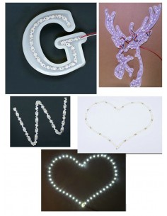 Lanksti LED juosta 12V - 10W - 1100lm - IP65 - WW 2