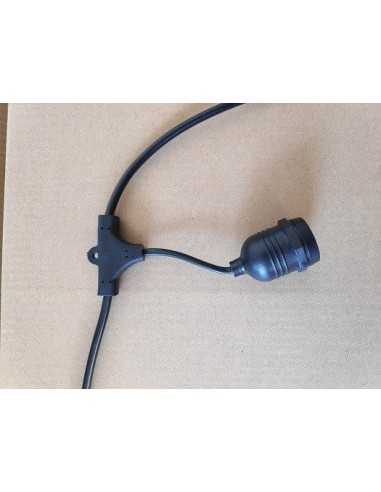 LED lauko girlianda E27 - 10 metrų 20 lempučių su 2W LED lemputėmis