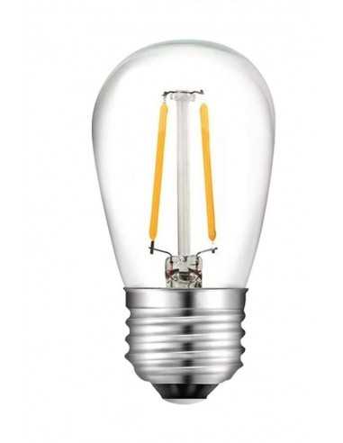 LED lauko girlianda E27 - 10 metrų 20 lempučių su 2W LED lemputėmis