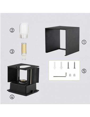 LED šviestuvas - Lumi Adjustable 6W - G9 Black