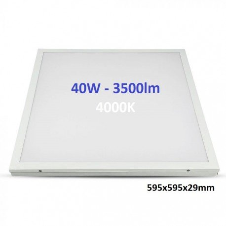 LED panelė 60x60cm - 40W - 4000lm - 4000K - UGR19