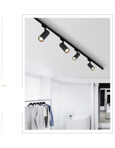 Akcentinis LED šviestuvas - Track - 20W - CCT juodas