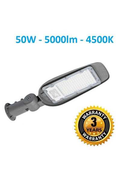 Gatvės šviestuvas - 50W - 5000lm - 4500K - IP65 Gatvės šviestuvas - 50W - 5000lm - 4500K - IP65