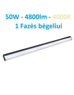 Linijinis TRACK LED šviestuvas - 1 Fazės 120cm 50W - 4000K