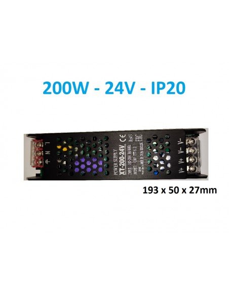 LED maitinimo šaltinis 200W - 24V