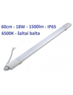 LED šviestuvas 6cm - Ultra Slim 18W - 6500K - IP65