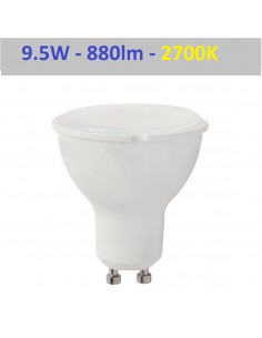 GU10 - 9.5W - 880lm - 2800K LED lemputė