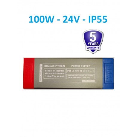 Profesionalus LED maitinimo šaltinis  24V-100W-IP55