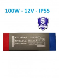 Profesionalus LED maitinimo šaltinis 12V-100W-IP55