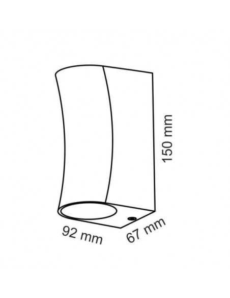 Sieninis LED lauko šviestuvas - Lumi Wand-2q Sieninis LED lauko šviestuvas - Lumi Wand-2q