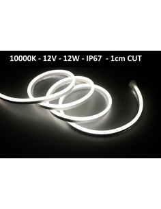 LED juosta NEON FLEX 12V - 6000K - IP67 - 5 metrai