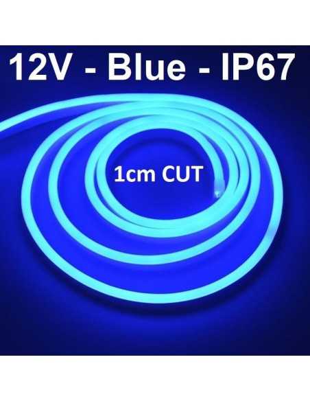 LED juosta NEON FLEX 12V - Mėlyna - IP67 - 5 metrai LED juosta NEON FLEX 12V - Mėlyna - IP67 - 5 metrai
