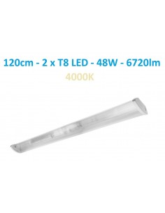 Linijinis LED šviestuvas 120cm - 2 x T8 - 6720lm - 4000K