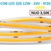 COB LED juosta 11W - 24V - 3000K - 320LEDs/m CRI90