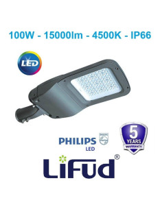 LED gatvės šviestuvas Meanwell - 100W - 15000lm - 4500K
