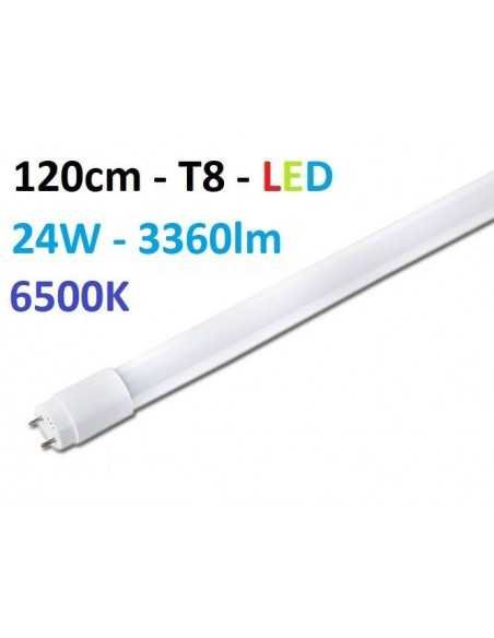 120cm - T8 LED lempa - 24W - 3360lm - 6500K