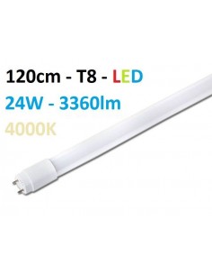 120cm - T8 LED lempa - 24W - 3360lm - 4000K