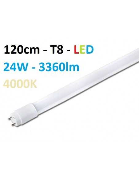 120cm - T8 LED lempa - 24W - 3360lm - 4000K