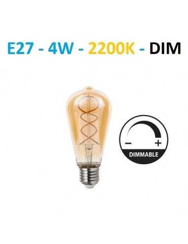 Reguliuojama LED lemputė E27 - 4W - 250lm - 2200K