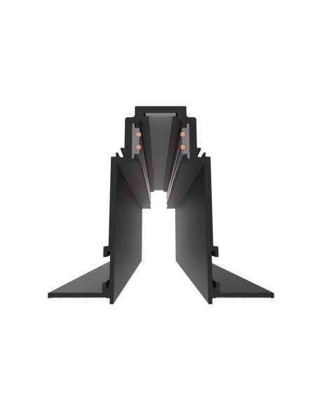 Priglaistomas magnetinis bėgelis juodas - R35 2 metrai