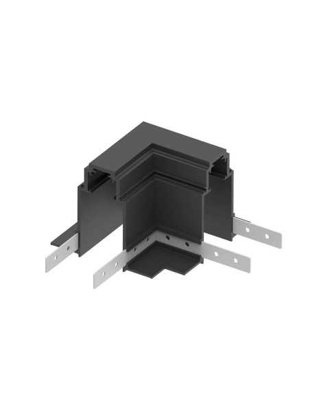 Kampinis priglaistomas sujungimas magnetiniam bėgeliui R35