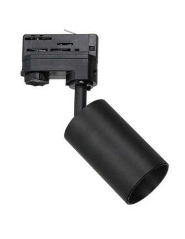 Akcentinis LED šviestuvas 3 fazių - Track GU10 juodas