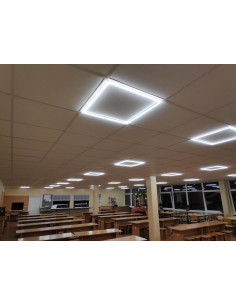 2 x Šviečiantis LED rėmelis armstrong luboms 60x60cm - 36W - 3000K 2