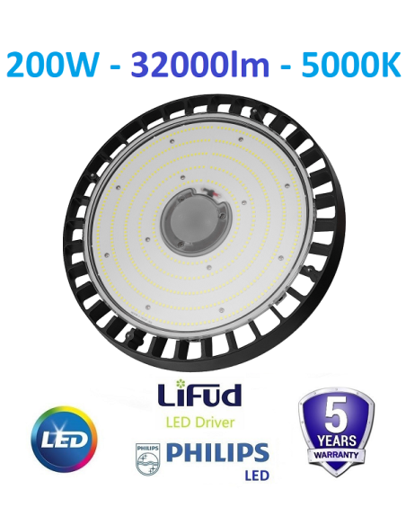 200W LED HIGH BAY - 30000LM - 4000K - PHILIPS