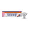 5 x OSRAM LED lemputė GU10 - 4.5W - 350lm - 36° - 2700K DIM